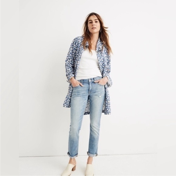 Madewell Denim - Madewell The Slim Boyjean in Carlson Wash